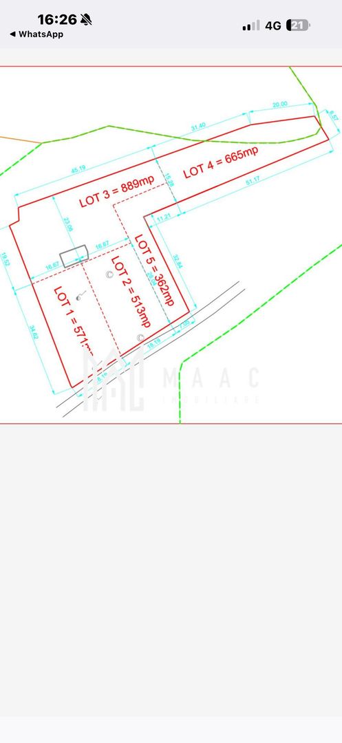 Teren Budesti | Parcelabil | 40 €/mp | 513MP - Poză 1