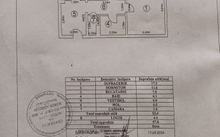Apartament 2 camere decomandat Bloc 1982 - Metrou Dristor - Schiță 7