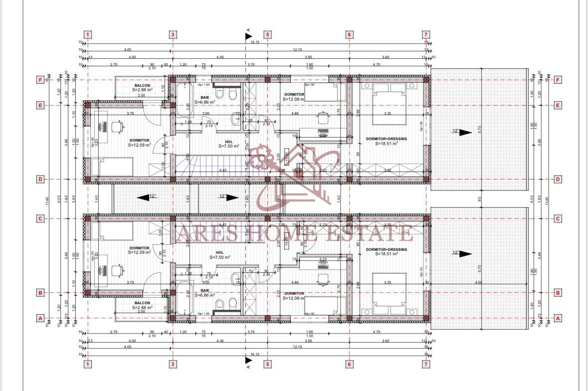 Comision 0, 4 dormitoare, teren generos,  asfalt, zona linistita. - Schiță 5
