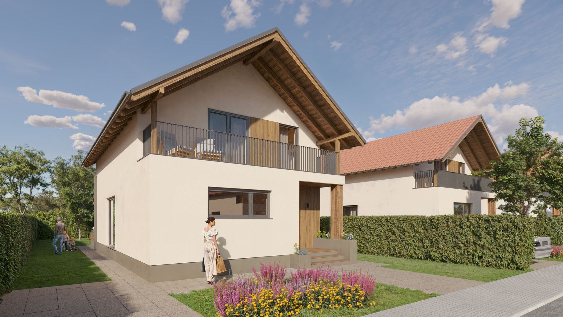 Case individuale în Sânpetru, cu teren 400 mp și toate utilitățile - Poză 2