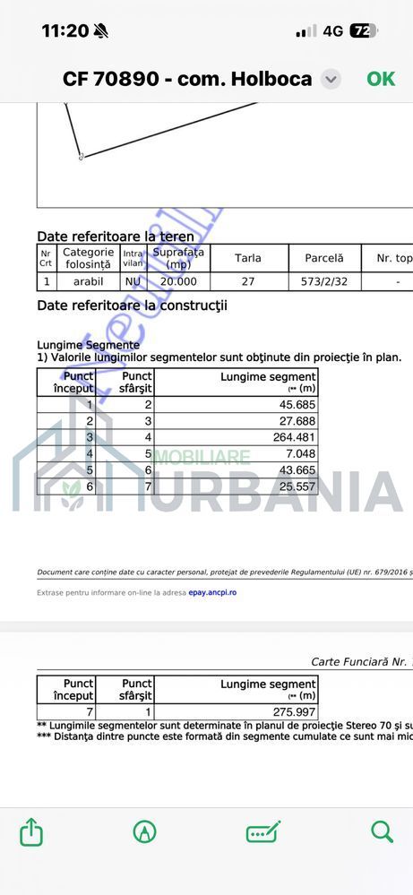 Teren arabil în comuna Holboca, suprafață de 20.000 mp - Poză 3