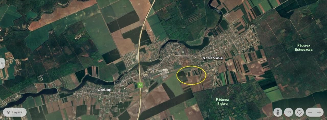 MOARA VLASIEI, in Tarla127, Parcela 520, 8.400 mp. teren ideal investitie - Poză 1