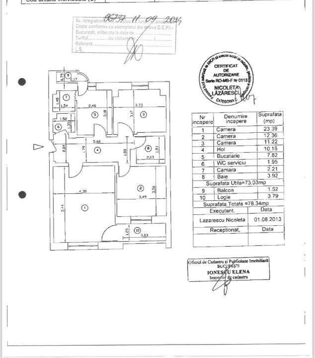 Apartament 3 camere Matei Basarab - centrala proprie - Poză 13