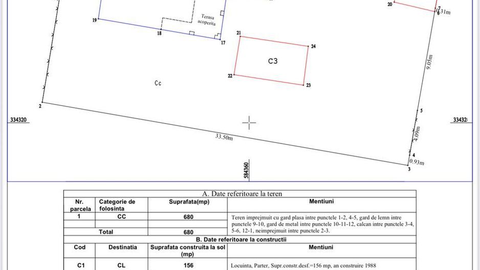 OPORTUNITATE TEREN ZONA DE NORD JANDARMERIEI - SISESTI - Poză 8