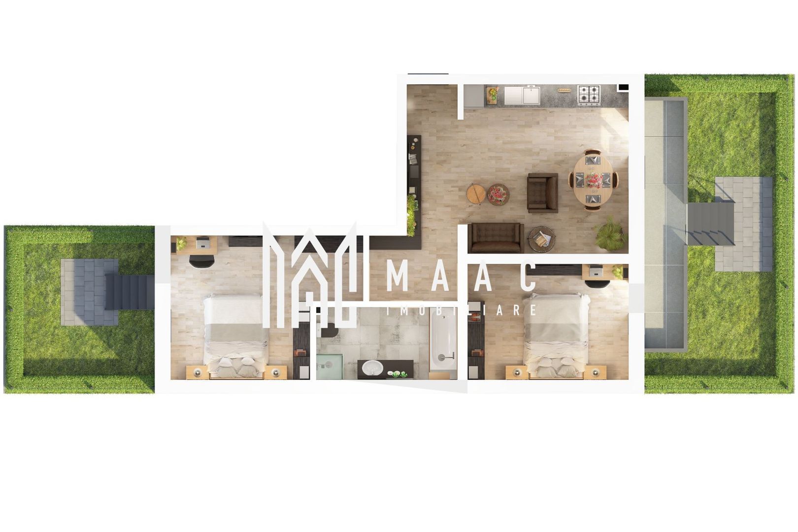 Apartament 3 camere I Doamna Stanca I Sibiu | Grădină 47 mp - Poză 7