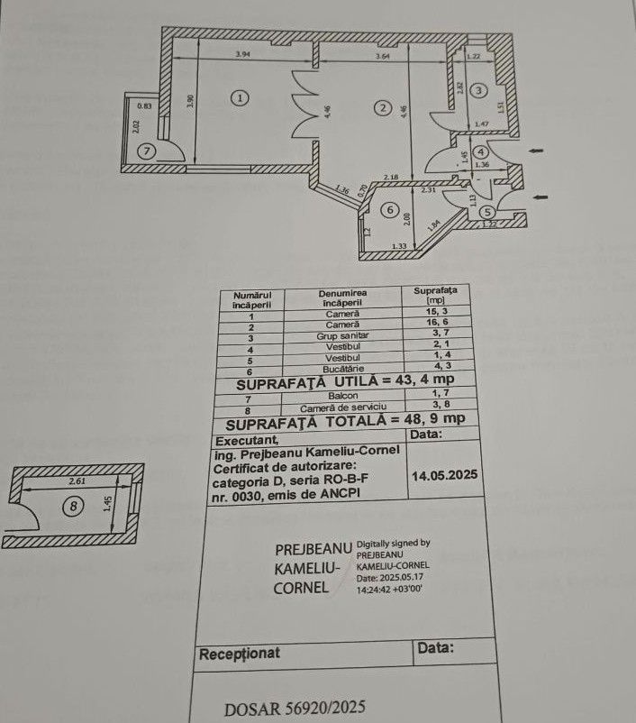 Apartament 2 camere Calea Calarasilor Piata Muncii. - Poză 7