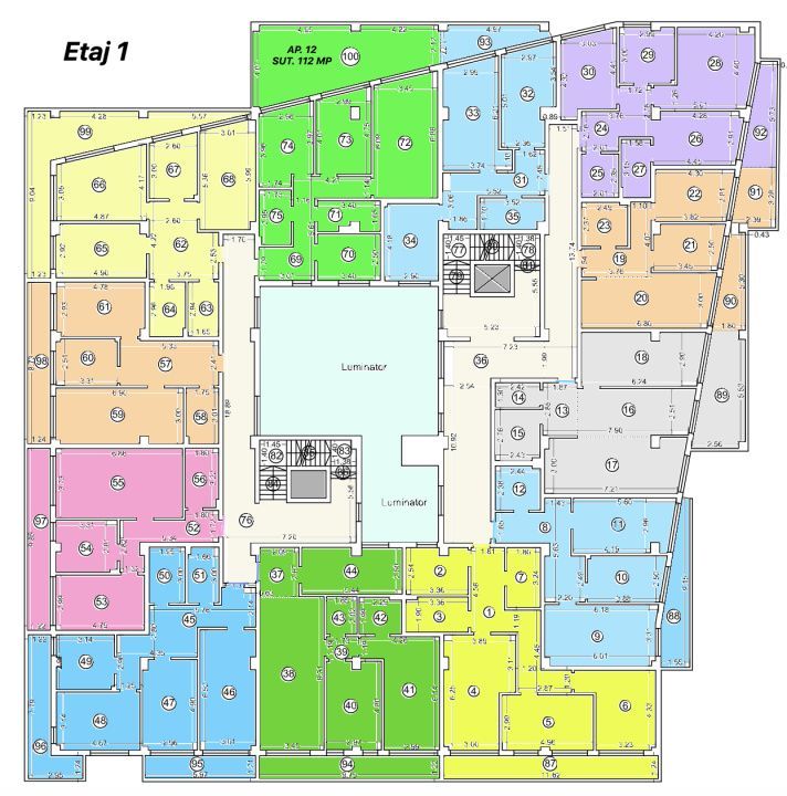 Tomis Nord - Vanzare apartament decomandat cu 3 camere, bloc nou. - Poză 10