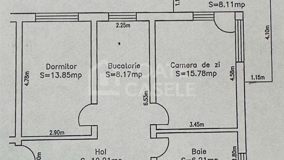 Apartament cu 2 camere decomandat de vanzare ... zona Dumitru Mocanu - Poză 6