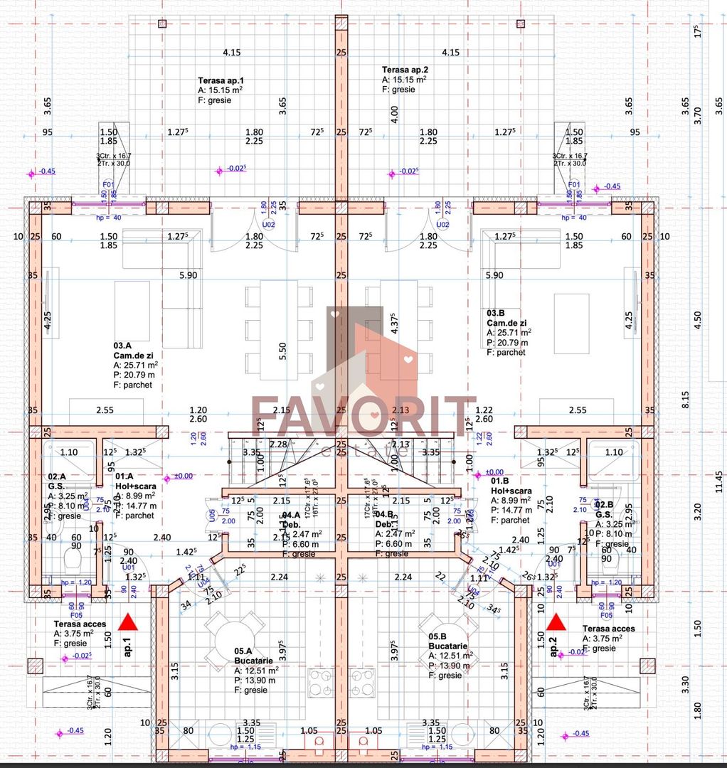 Duplex 4 camere | Mobilat | Giroc - Poză 16
