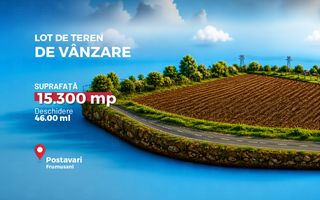 Teren intravilan de vânzare – 15.300 mp, deschidere la DN4, Frumusani - Poză 1