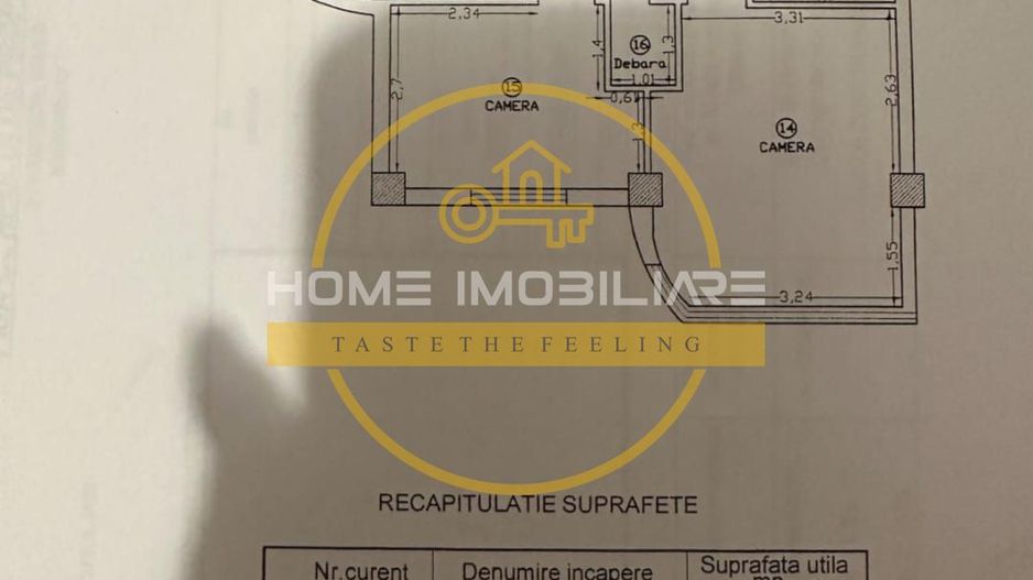 Apartament cu 3 camere / 66mp/ zona Tatarasi - Poză 9