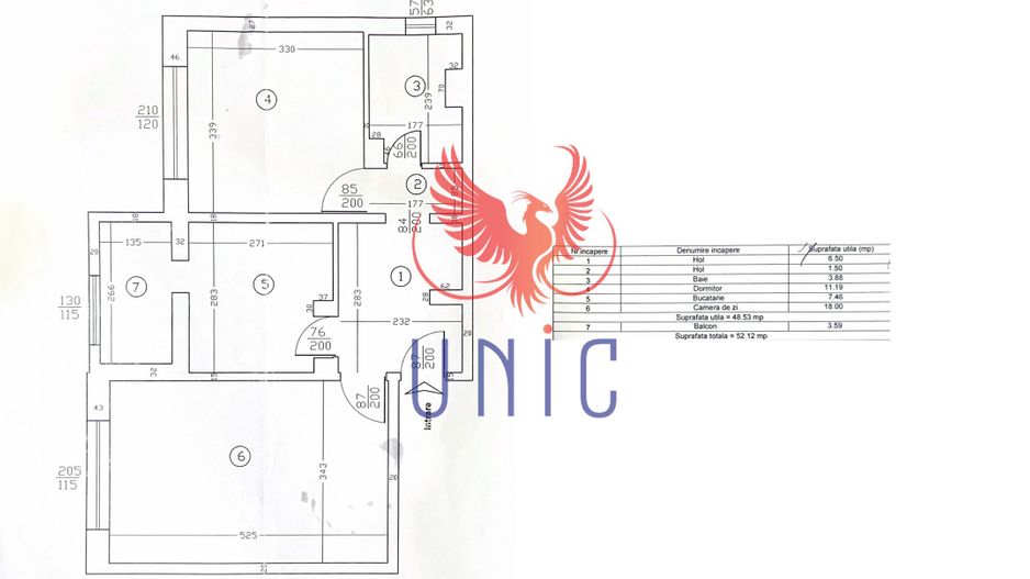 Apartament 2 camere George Enescu - Schiță 9