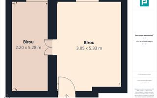 Spațiu de birouri cu 2 camere | Zonă Centrală - Poză 7