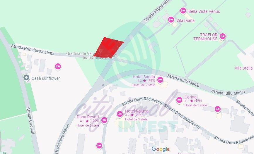 Teren constructii intravilan de 1000 mp, Venus - Poză 4