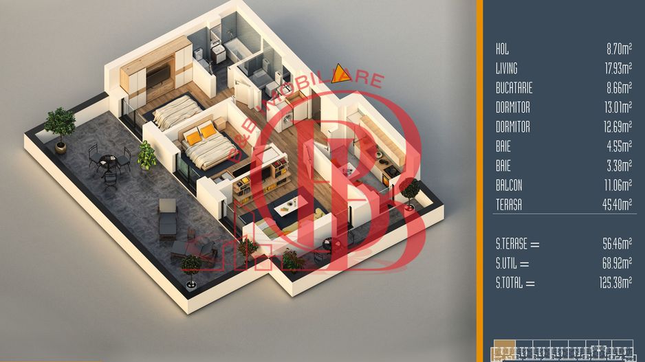 Oferta Lansare 3 camere proiect nou Pallady - Schiță 6