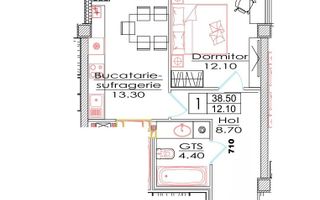 Vânzare, apartament, 1 cameră, str. Ialoveni, Telecentru - Poză 3