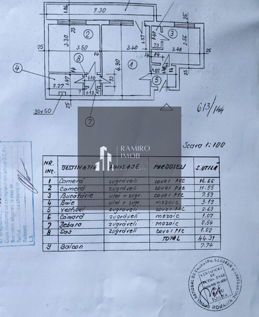 2 camere Soseaua Giurgiului /centrala 53 mp - Poză 10