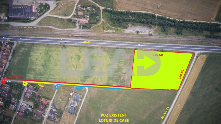 DE VANZARE! Teren intravilan 24100 mp, Harman, la DN11 - Poză 4
