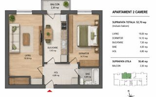 APARTAMENT 2 CAMERE | SECTOR 4 | DRUMUL BINELUI – Postalionului - Poză 2