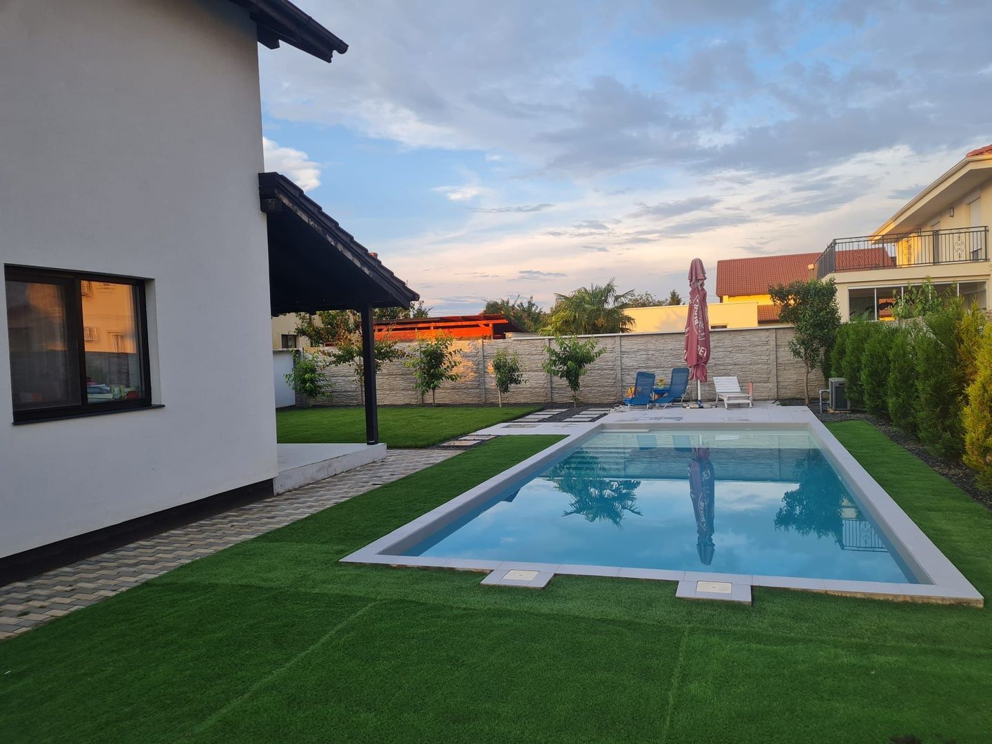 Casa premium cu piscina, panouri solare si teren de 520 mp – Giarmata Vii - Poză 30