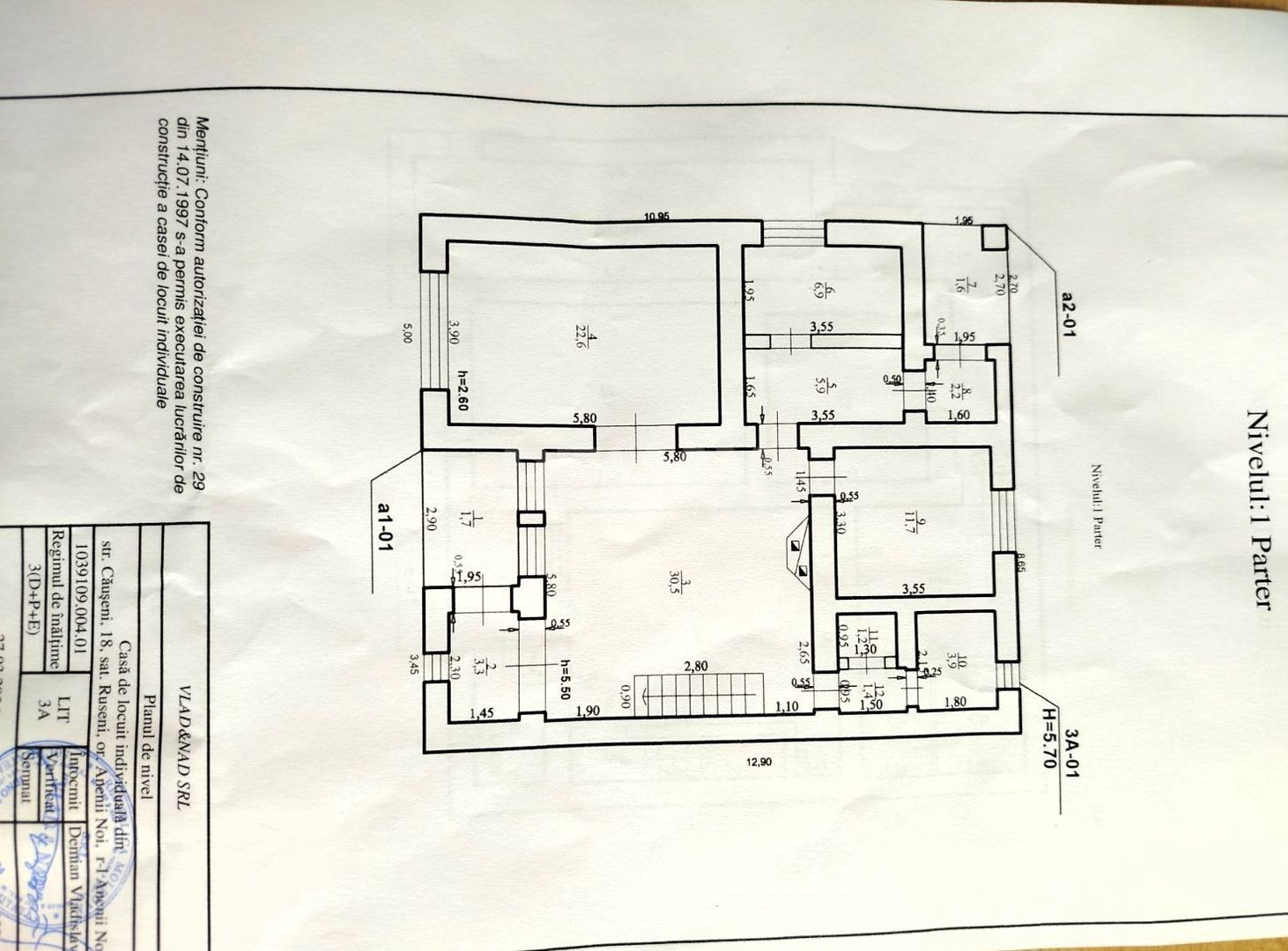 Casă spațioasă cu 2 niveluri | 273 m² Suprafață Totală | 12 ari | 3 dormitoare + living | Anenii Noi – Ruseni - Poză 20