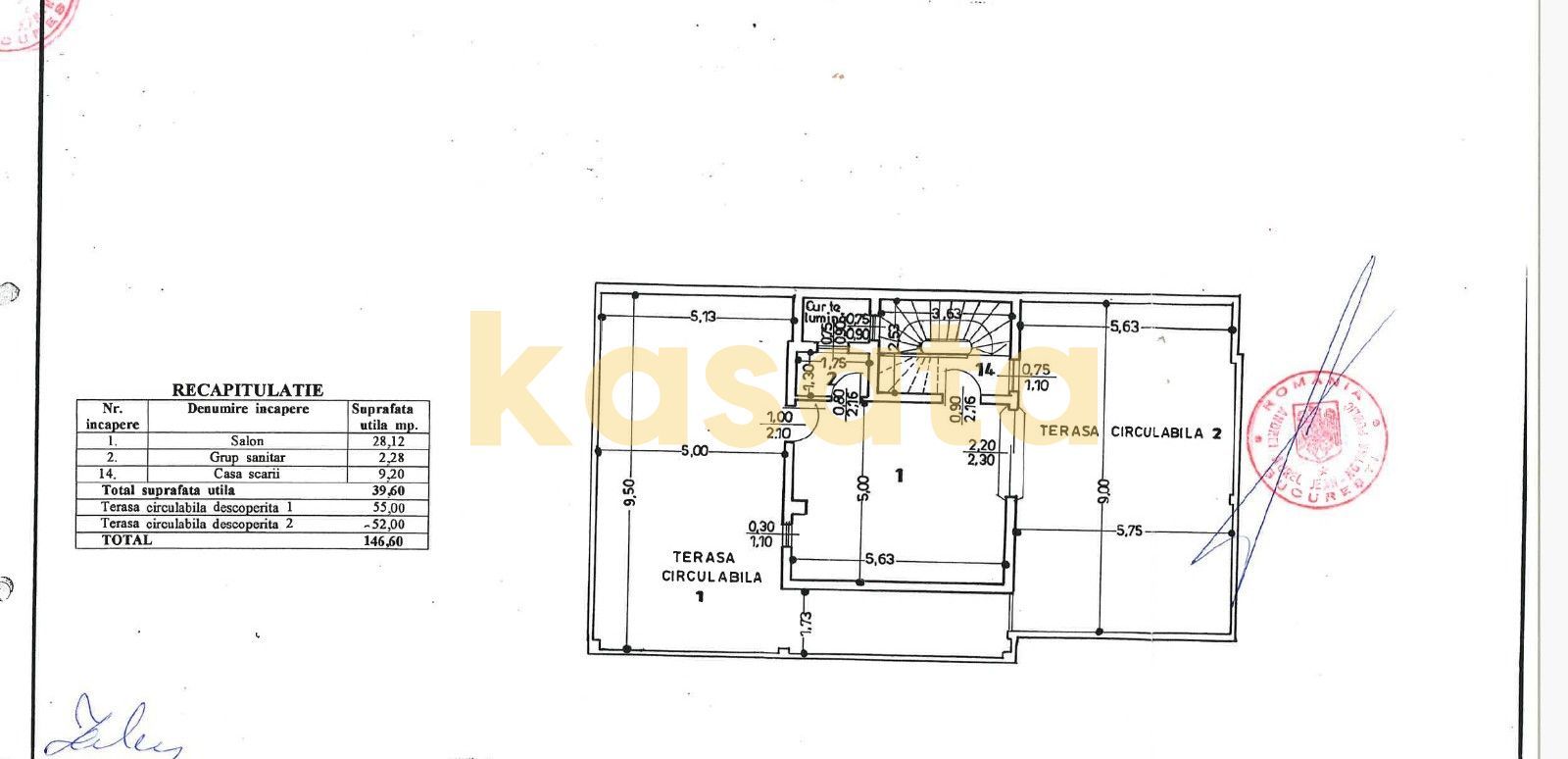 4 Camere | Primăverii | 2 Băi | Etaj 2 | Living Generos - Schiță 13
