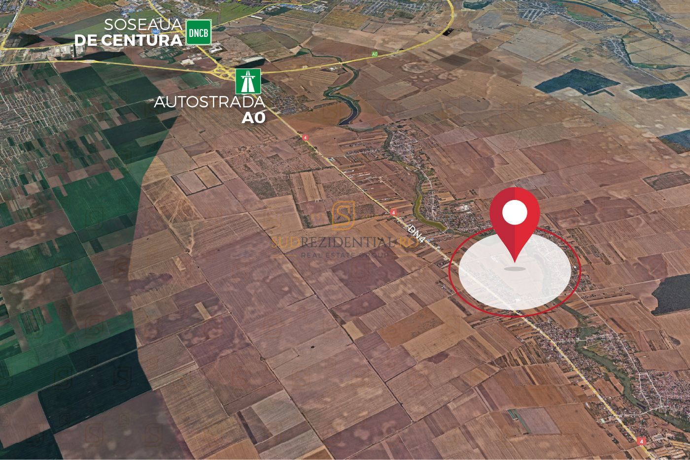 Lot teren casa in rate Frumusani 657 mp cu dubla deschidere - Poză 2