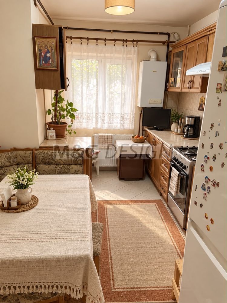 Apartament 3 camere Soarelui parter cu centrala - Poză 3