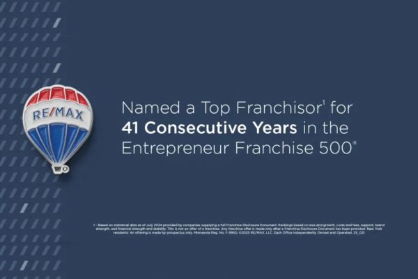 RE/MAX: 41 de ani de excelență – Francizor de top în clasamentul Entrepreneur’s Franchise 500