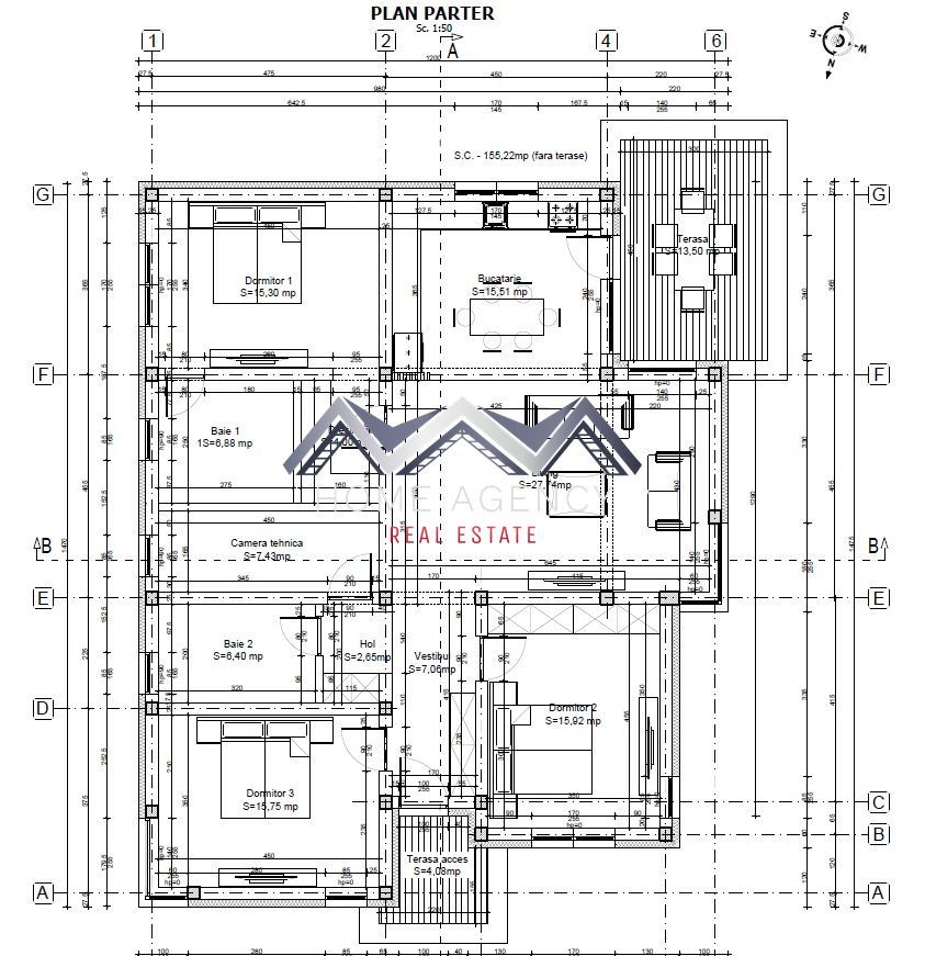 Casa pe parter | Balotești, lângă pădure - Schiță 7