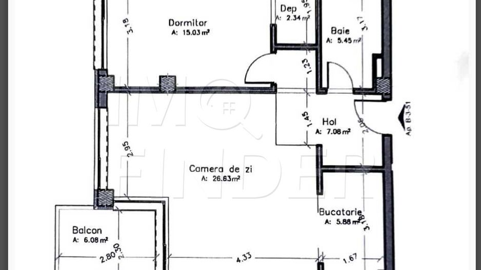 Apartament NOU 2 camere +Parcare  zona Horea - Poză 7