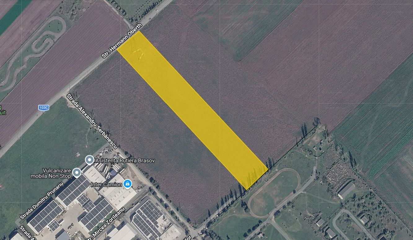OCAZIE! Lot teren in vecinatatea aeroportului Brasov 50 m deschidere - Poză 8