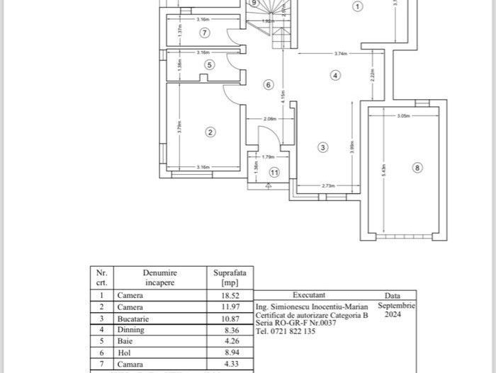 Pipera | Vila 5 Camere | Individuala | Renovata | Garaj - Poză 8