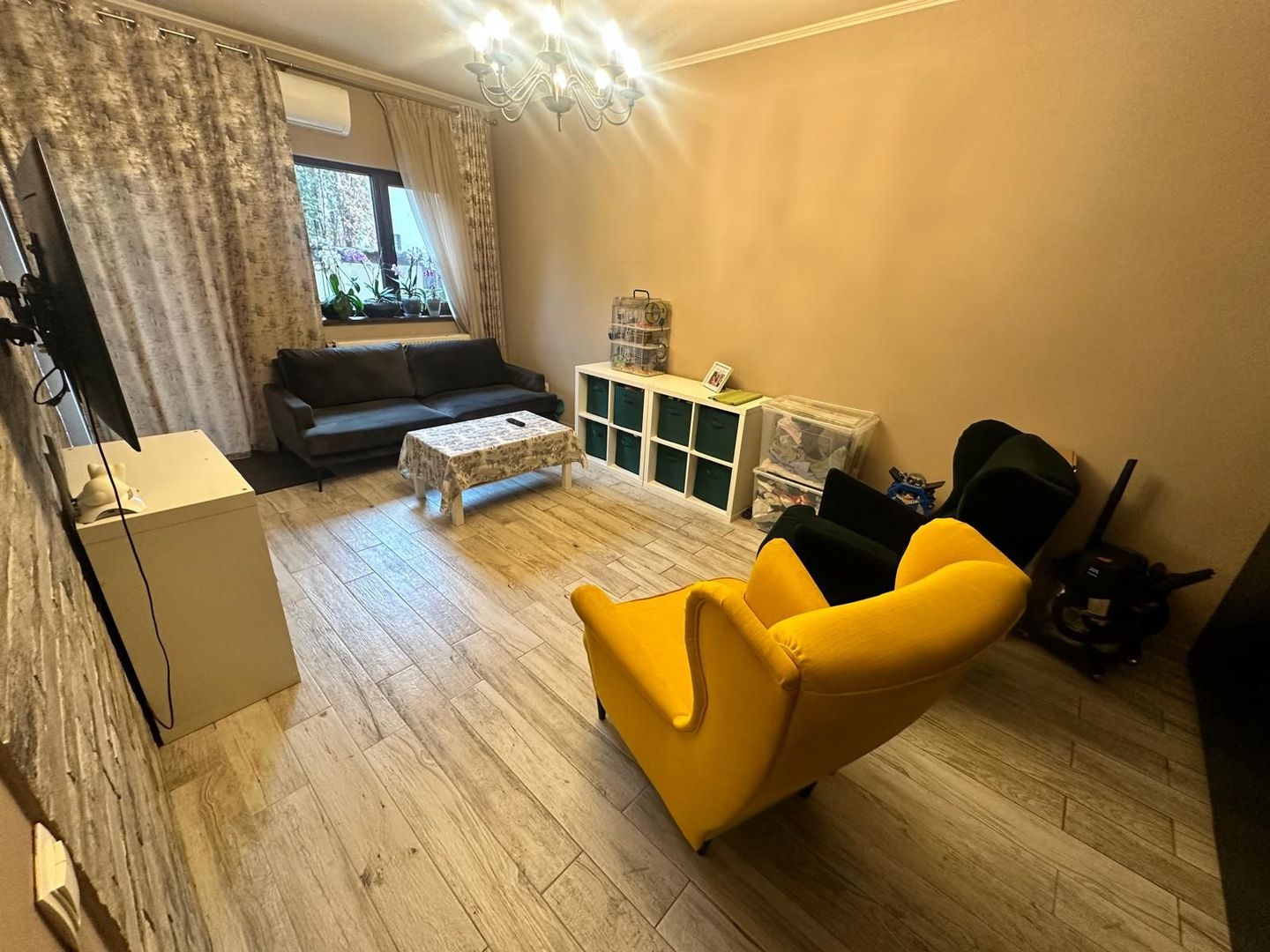 AP. 2 CAMERE MOBILAT - CURTE 53 MP, BLOC NOU, LOC PARCARE, COMISION 0% - Poză 1