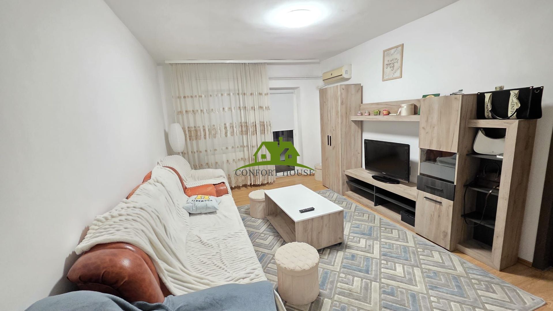 APT. 62mp cu 2 camere/2 balcoane – mobilat/utilat – Matei Basarab - Poză 3