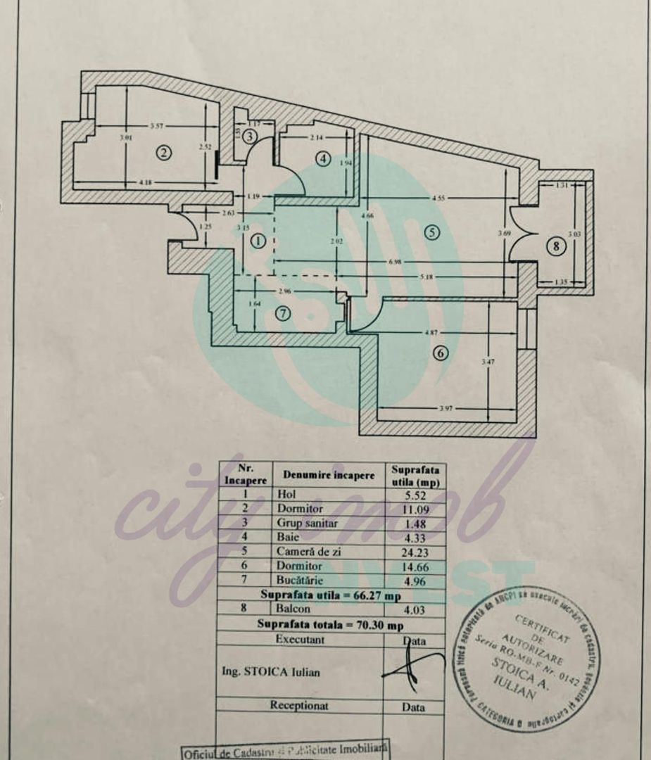 Apartament 3 camere modern – 2015, luminos - Poză 4