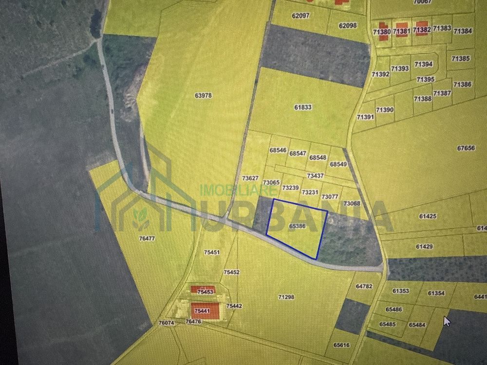 Teren intravilan de vânzare – Vișani, Bârnova, Iași – 2.700 mp - Poză 1