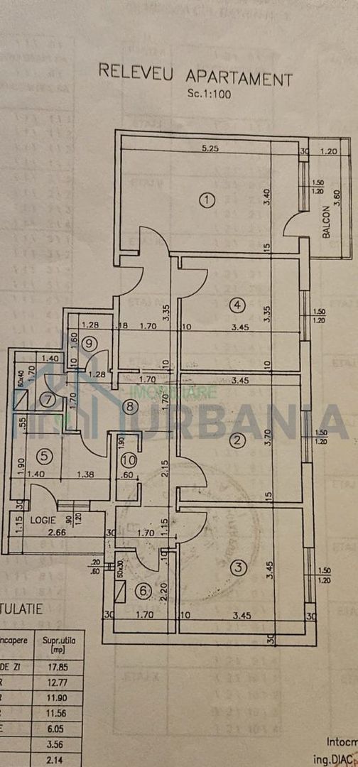 Apartament 4 camere, 96 mp, et. 9, zona Mircea Cel Bătrân, Alexandru cel Bun - Poză 2