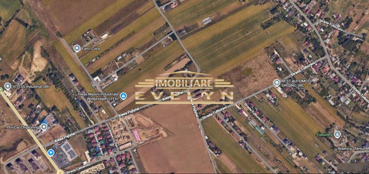 Teren extravilan de vânzare – Tulbureni (zona Alfa Park) - Poză 1