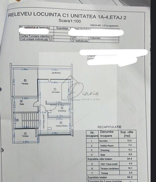 Vila de vanzare 5 camere ,4 bai, curte 85 mp zona Jollie Ville Pipera - Poză 4