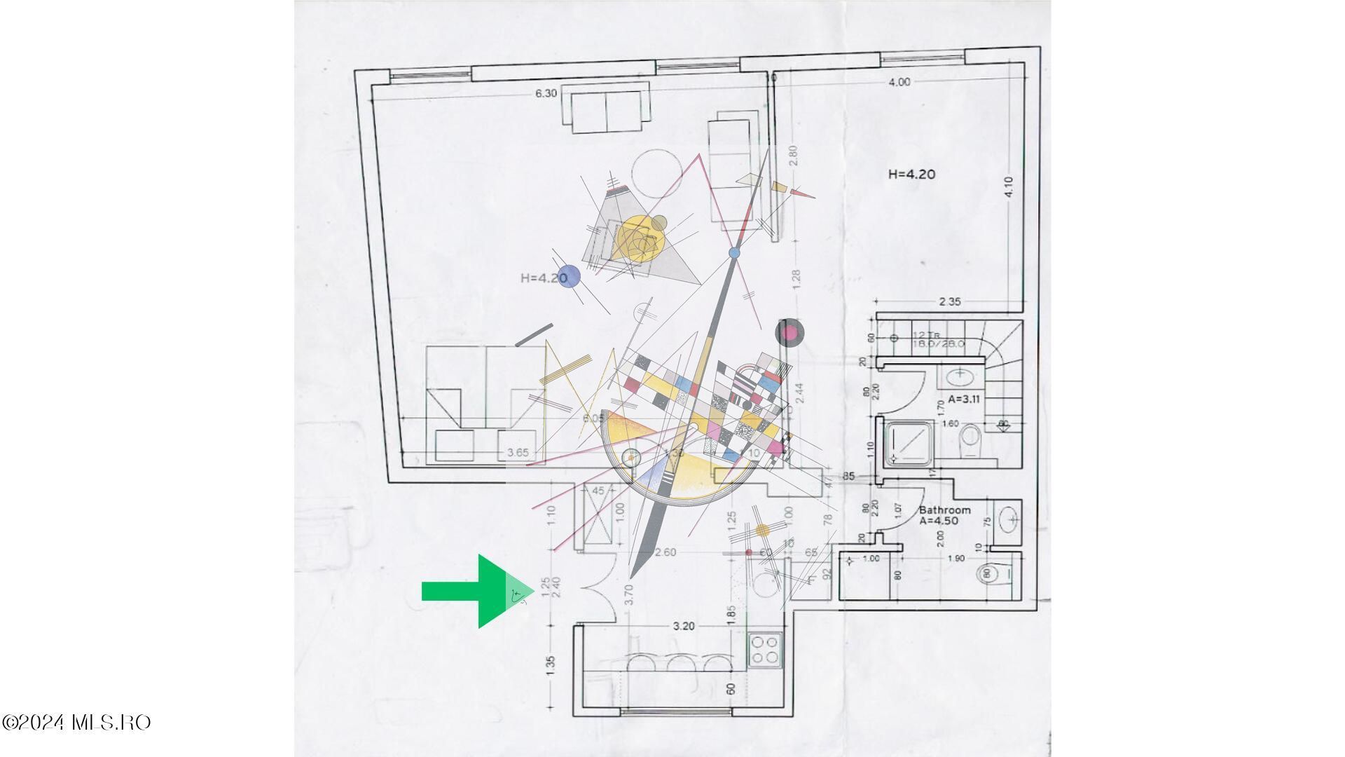 [De închiriat] Apartament 92 mp Bd. Eroilor, etaj 1 - Poză 12