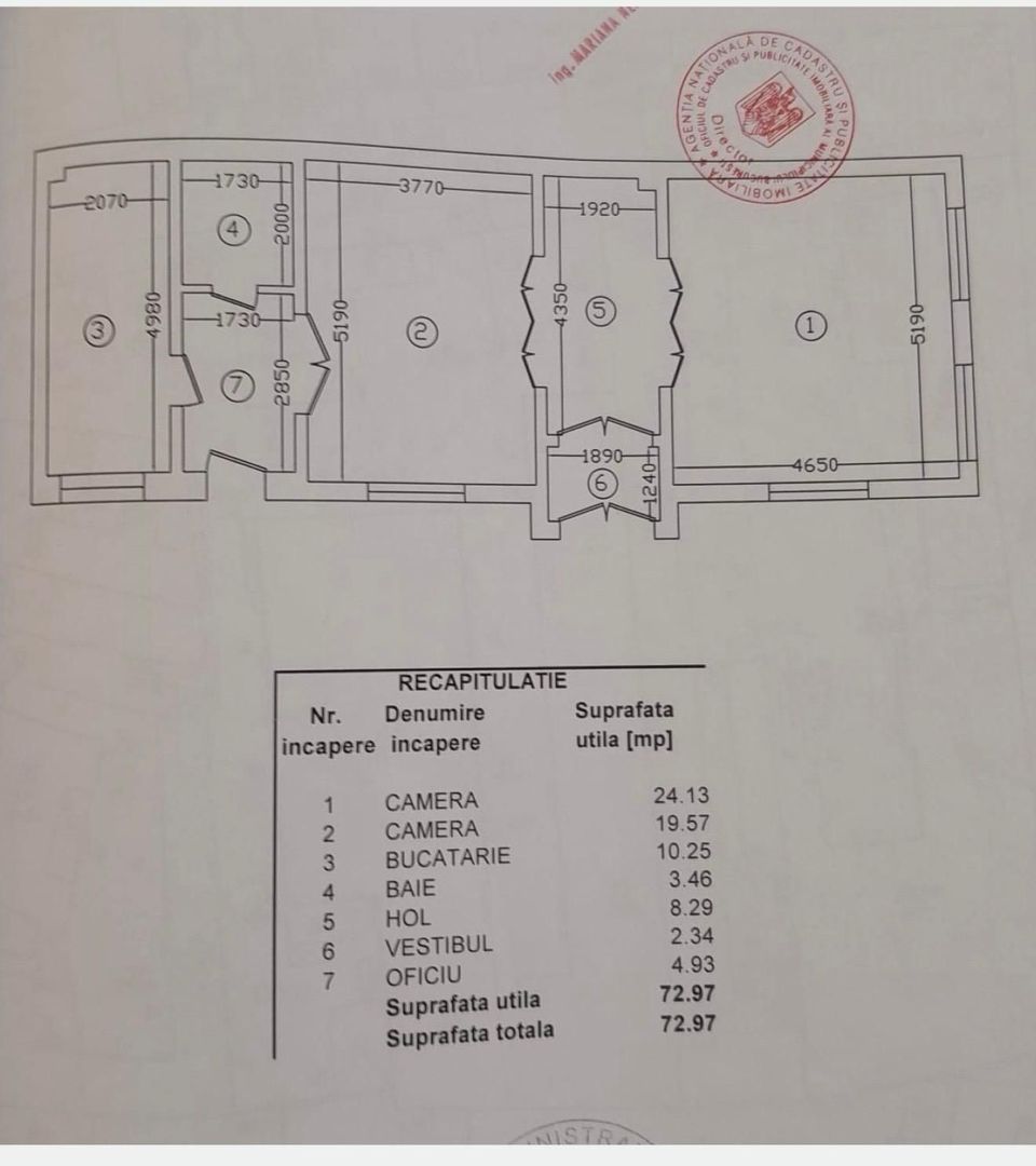 CASA COMPLET RENOVATA || 2 CAMERE|| 2 BAI || CENTRALA PROPRIE - Schiță 19