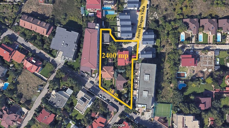 Teren Zona Iancu Nicolae | 2.400 m² | Deschidere 38 m | - Schiță 4