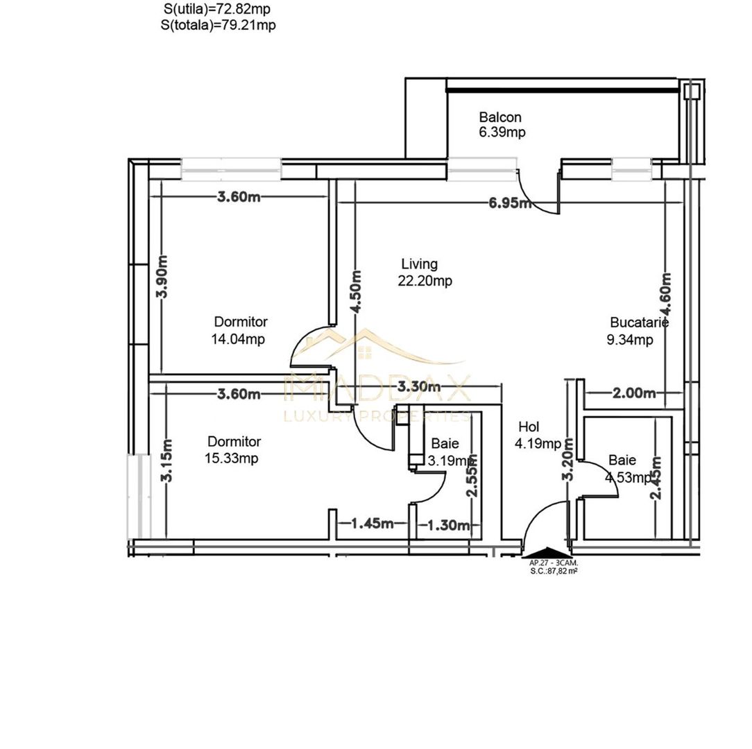 Apartament 3 camere***NOU***ultrafinisat// Pipera**Rond OMV - Poză 19