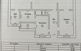 Apartament 4 camere spatios  in zona Sinaia - Poză 17