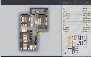 Decomandat Mare Geam la Baie Ansamblu premium Fotovoltaice EnergeticA+ - Schiță 7