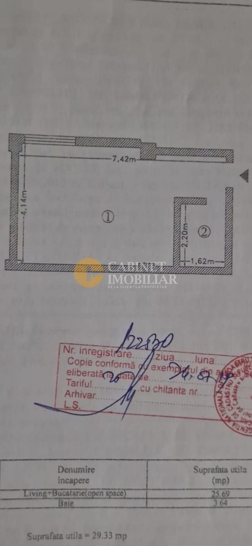 Garsoniera, bloc nou - zona Centrala iasi - Poză 7