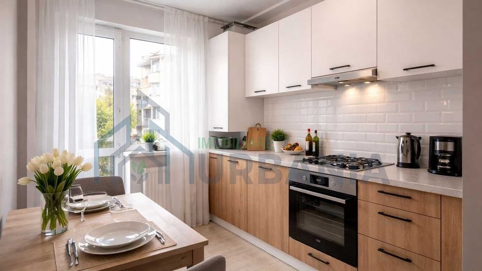 Urgent, 2 camere, etaj 3, complet mobilat si utilat, petru cujba, gara - Poză 1