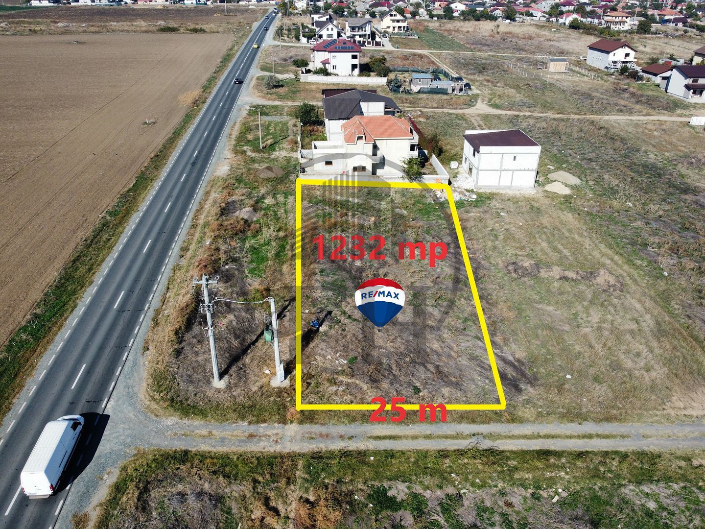 SOLD/ VANDUT Teren intravilan de vanzare Ovidiu, Constanta - Poză 3
