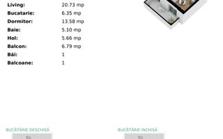 Apartament 2 camere decomandat, bloc nou 2023, Vest VAMT, 0% comision - Schiță 15